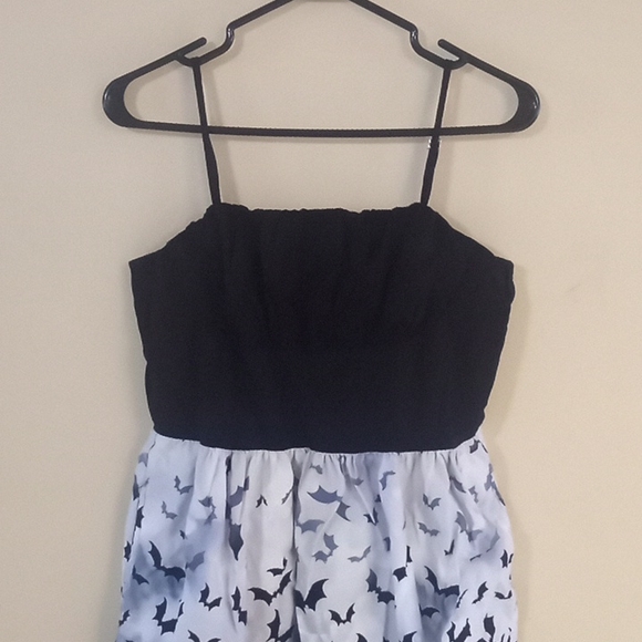 Pin-up Style Bat Print Mini Dress - Picture 2 of 3